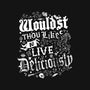 To Live Deliciously-youth crew neck sweatshirt-Nemons