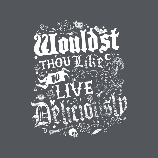 To Live Deliciously-unisex crew neck sweatshirt-Nemons