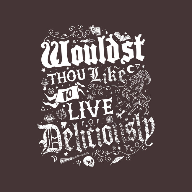 To Live Deliciously-unisex crew neck sweatshirt-Nemons