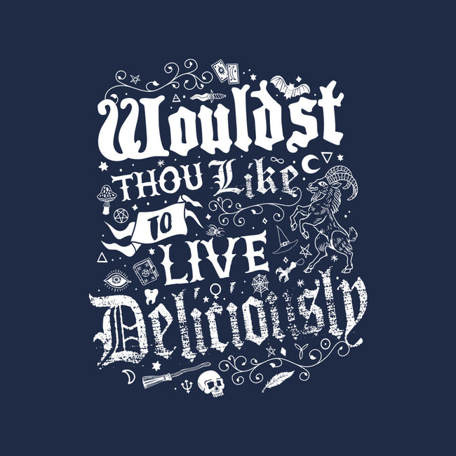 To Live Deliciously-none removable cover w insert throw pillow-Nemons