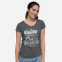 To Live Deliciously-womens v-neck tee-Nemons