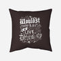 To Live Deliciously-none removable cover w insert throw pillow-Nemons