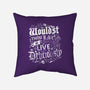 To Live Deliciously-none removable cover w insert throw pillow-Nemons