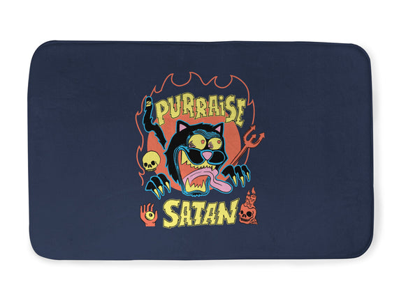 Black Cat Purraise Satan