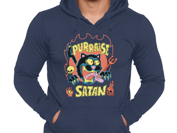 Black Cat Purraise Satan