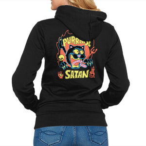 Black Cat Purraise Satan