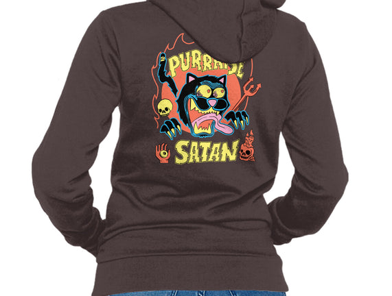 Black Cat Purraise Satan