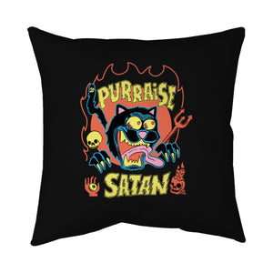 Black Cat Purraise Satan