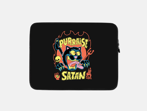 Black Cat Purraise Satan