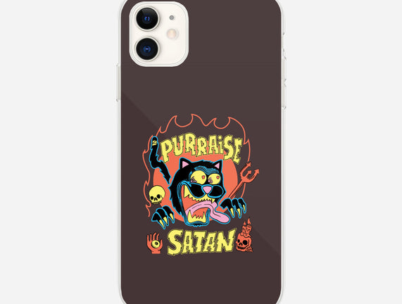 Black Cat Purraise Satan