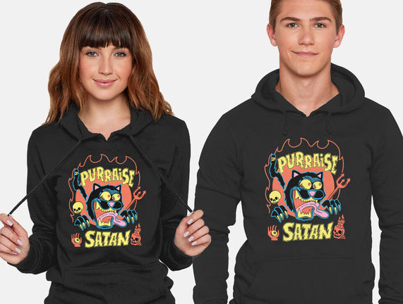 Black Cat Purraise Satan