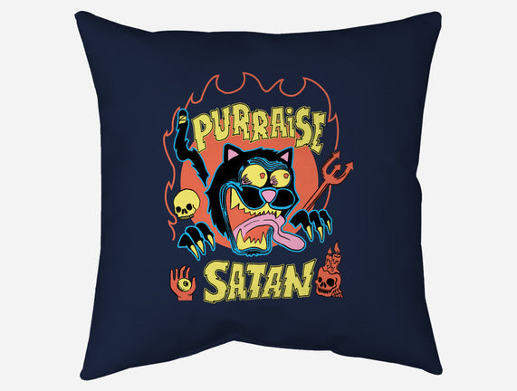 Black Cat Purraise Satan