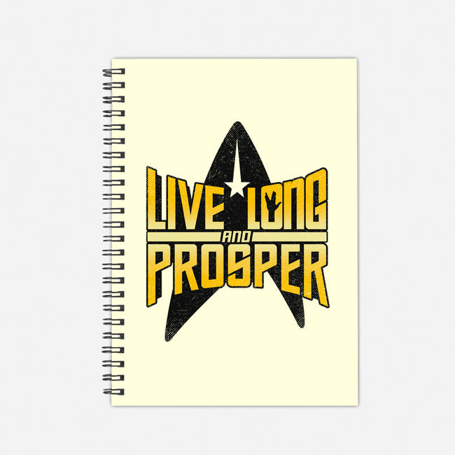 Live Long-none dot grid notebook-Getsousa!