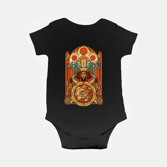 Stained Glass Gods-baby basic onesie-daobiwan
