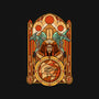 Stained Glass Gods-none polyester shower curtain-daobiwan