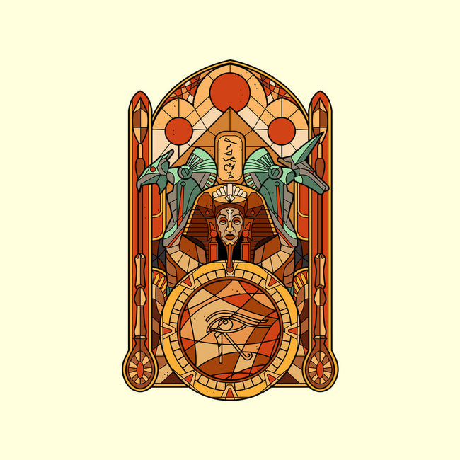 Stained Glass Gods-none removable cover w insert throw pillow-daobiwan