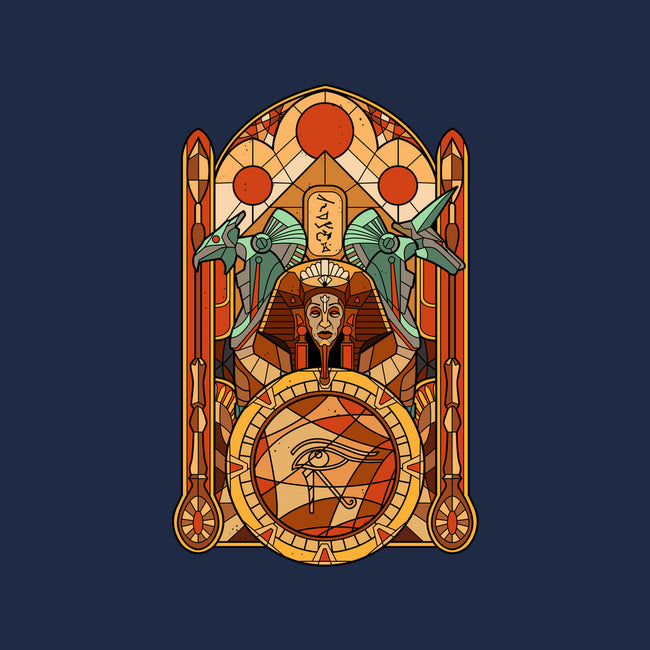 Stained Glass Gods-none removable cover w insert throw pillow-daobiwan
