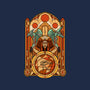 Stained Glass Gods-none removable cover w insert throw pillow-daobiwan