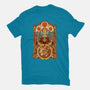 Stained Glass Gods-womens fitted tee-daobiwan