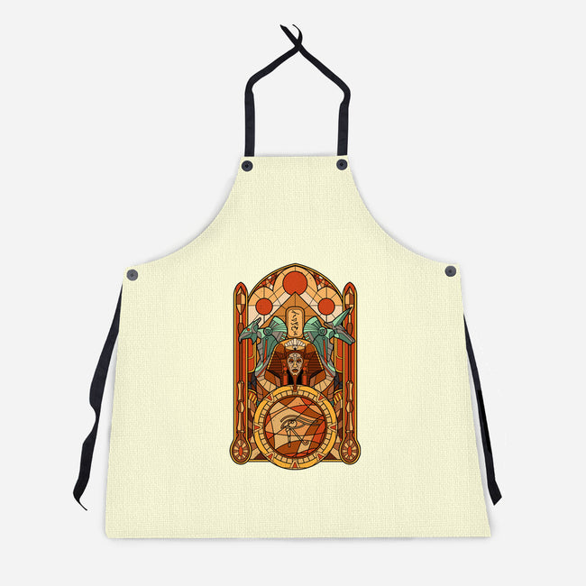Stained Glass Gods-unisex kitchen apron-daobiwan