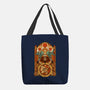 Stained Glass Gods-none basic tote bag-daobiwan