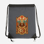 Stained Glass Gods-none drawstring bag-daobiwan