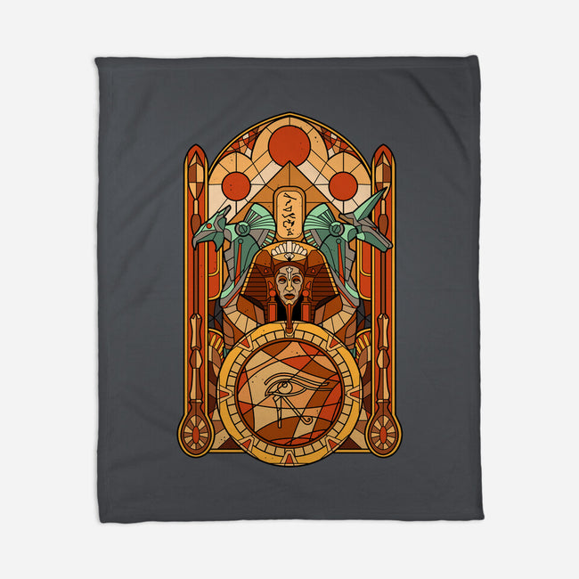 Stained Glass Gods-none fleece blanket-daobiwan