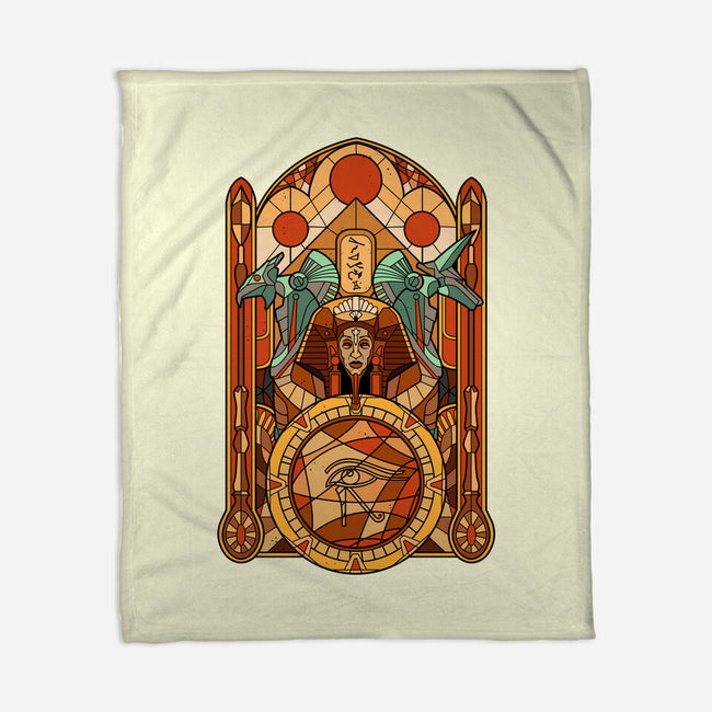 Stained Glass Gods-none fleece blanket-daobiwan