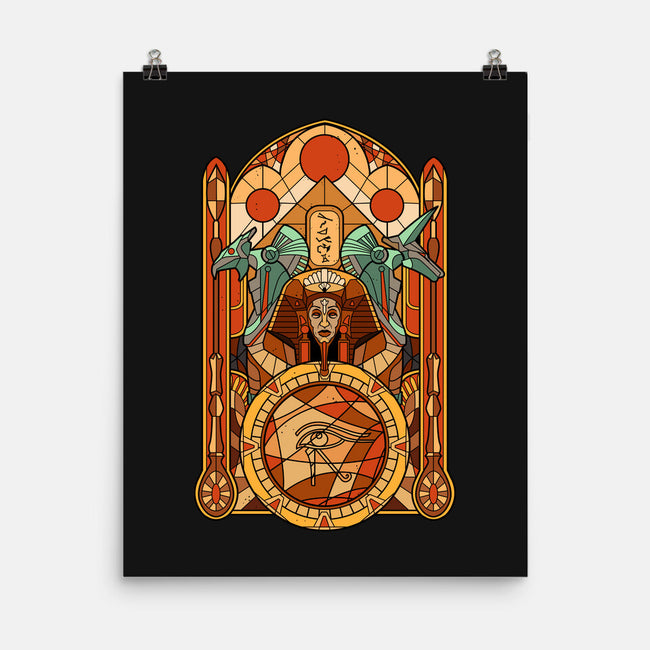 Stained Glass Gods-none matte poster-daobiwan