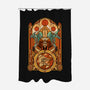 Stained Glass Gods-none polyester shower curtain-daobiwan