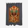Stained Glass Gods-none polyester shower curtain-daobiwan