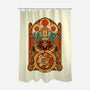 Stained Glass Gods-none polyester shower curtain-daobiwan