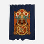 Stained Glass Gods-none polyester shower curtain-daobiwan