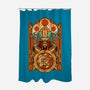 Stained Glass Gods-none polyester shower curtain-daobiwan