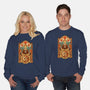 Stained Glass Gods-unisex crew neck sweatshirt-daobiwan