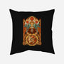Stained Glass Gods-none removable cover w insert throw pillow-daobiwan
