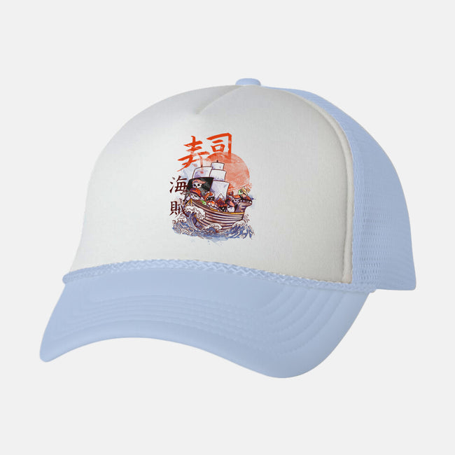 Sushi Boat-unisex trucker hat-fanfabio