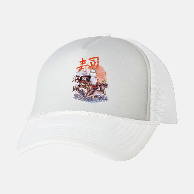 Sushi Boat-unisex trucker hat-fanfabio