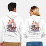 Sushi Boat-unisex zip-up sweatshirt-fanfabio