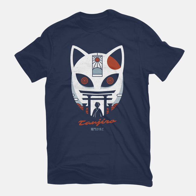 Mask Of Tanjiro-mens basic tee-Logozaste