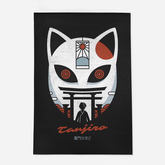 Mask Of Tanjiro-none indoor rug-Logozaste