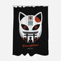 Mask Of Tanjiro-none polyester shower curtain-Logozaste