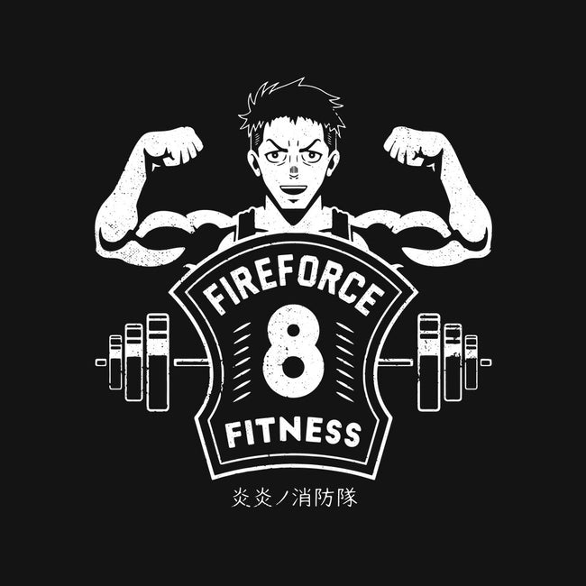 Fire Force Fitness-none polyester shower curtain-Logozaste