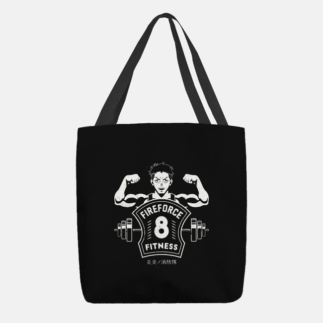 Fire Force Fitness-none basic tote bag-Logozaste