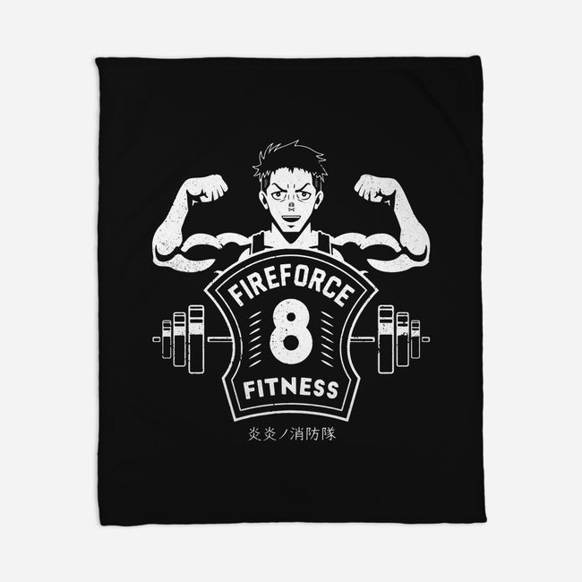 Fire Force Fitness-none fleece blanket-Logozaste