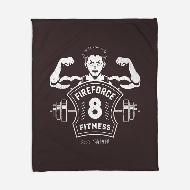 Fire Force Fitness-none fleece blanket-Logozaste