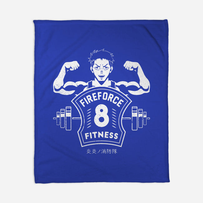 Fire Force Fitness-none fleece blanket-Logozaste