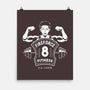 Fire Force Fitness-none matte poster-Logozaste