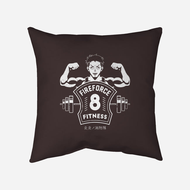 Fire Force Fitness-none removable cover w insert throw pillow-Logozaste