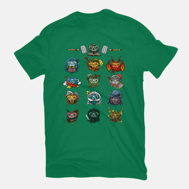 Dice Role Play Game-mens heavyweight tee-Vallina84